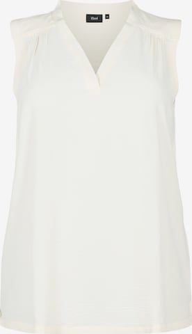 smėlio Zizzi Palaidinė be rankovių 'Mfikka': priekis