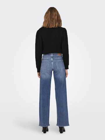 ONLY Wide Leg Jeans 'Madison' in Blau