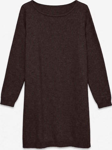 VERO MODA Knit dress 'AWViva' in Brown: front