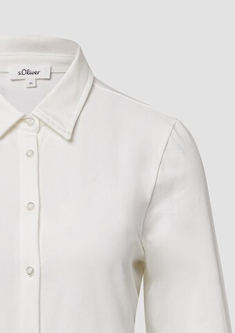 s.Oliver Bluse in Weiß