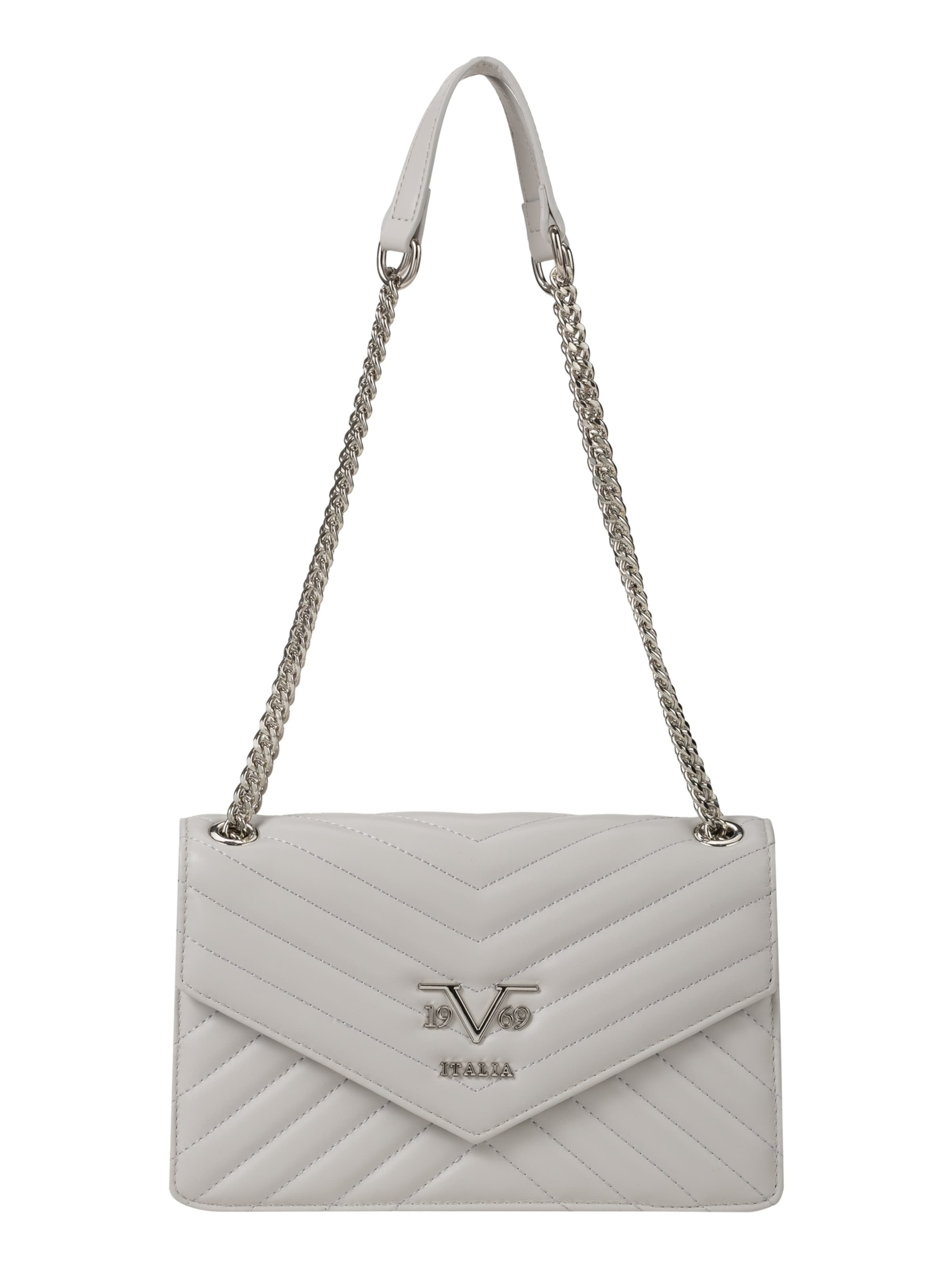 19V69 ITALIA Shoulder bag 'Blairi Silver' in Grey: front