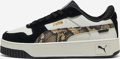 PUMA Baskets basses 'Carina' en camel / or / gris clair / noir, Vue avec produit