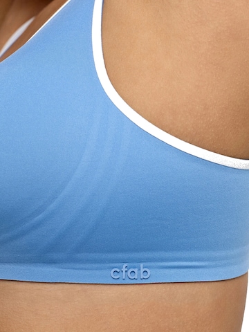 cfab (formerly creamy fabrics) Push-up Behå 'Lined Comfort Push-Up BH' i blå