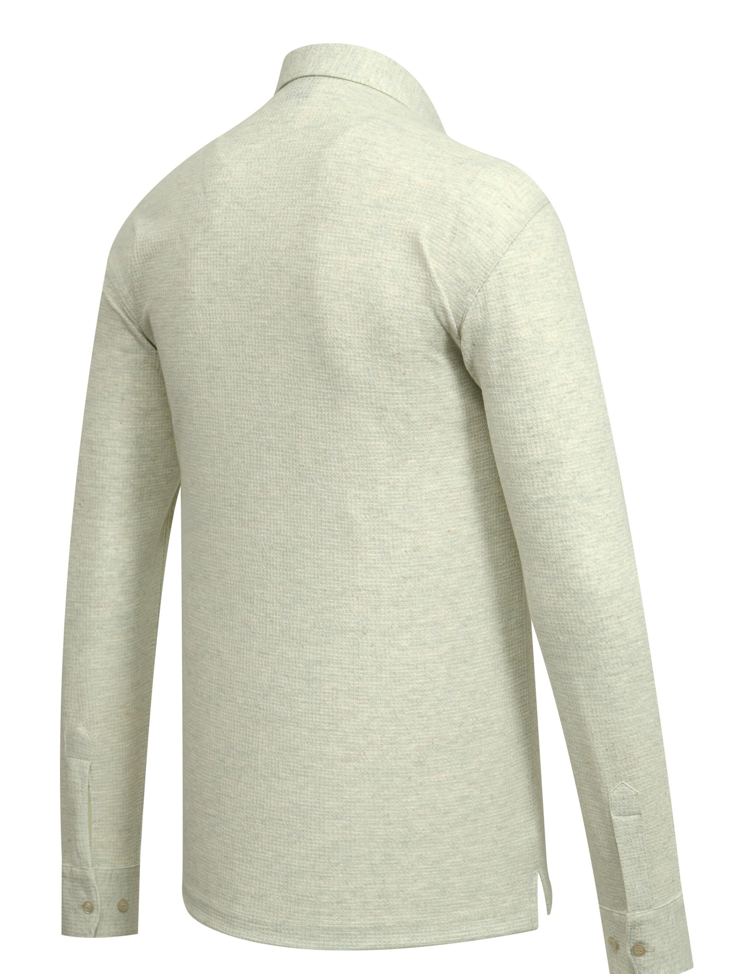 Cizgi Triko Shirt‌‌‌‌‌‌ in Grün