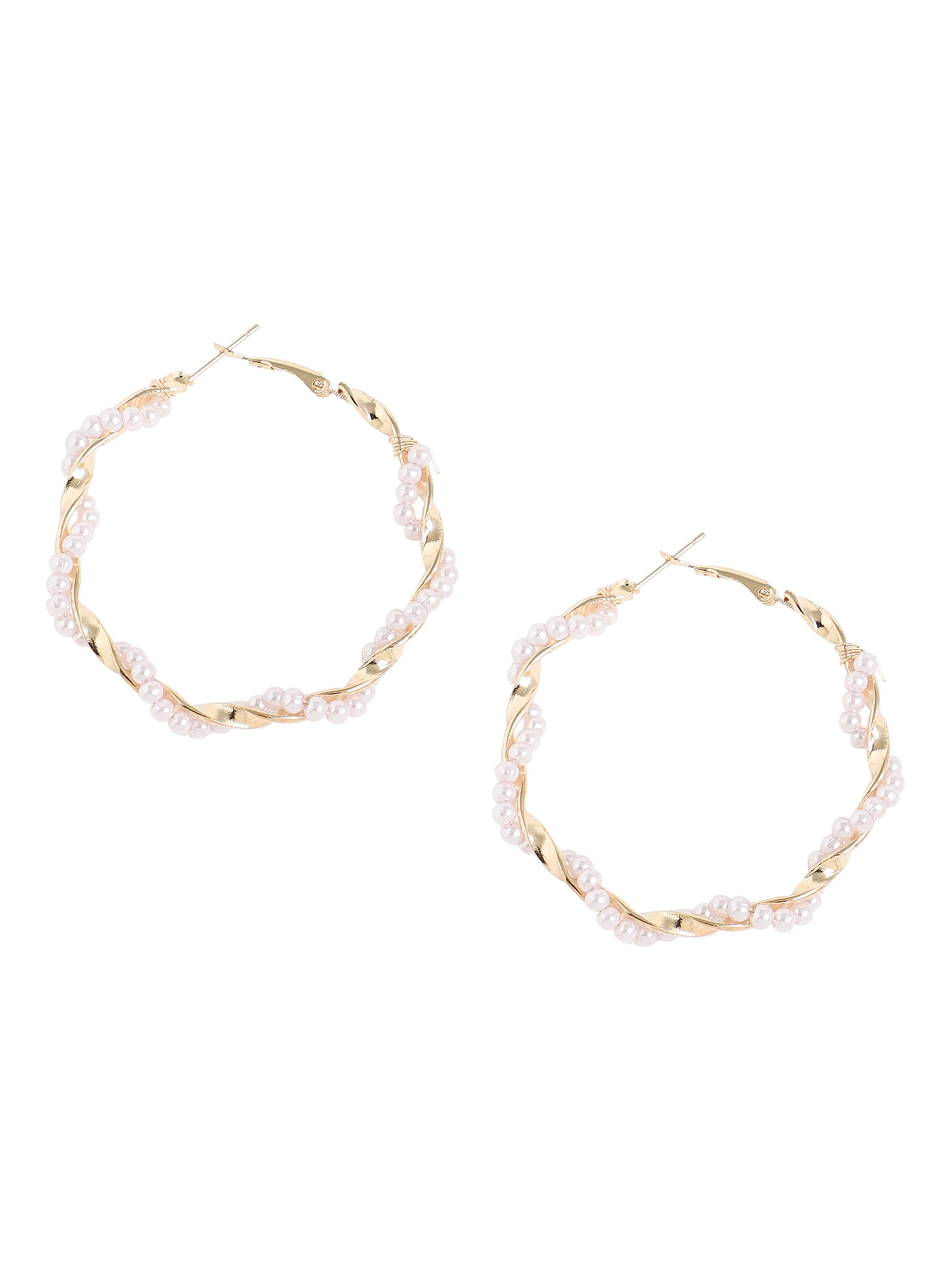 Boucles d'oreilles 'Medha' SOHI en or : devant