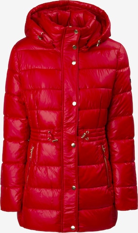 sarkans Influencer Ziemas jaka: no priekšpuses