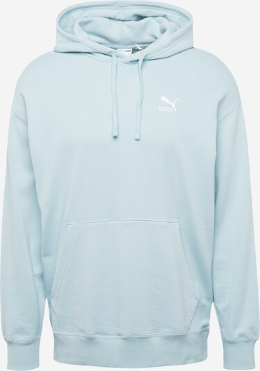 PUMA Sweat-shirt 'BETTER CLASSICS' en bleu pastel / blanc cassé, Vue avec produit