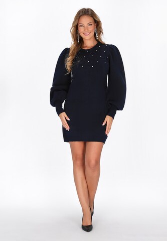 faina Dress in Blue