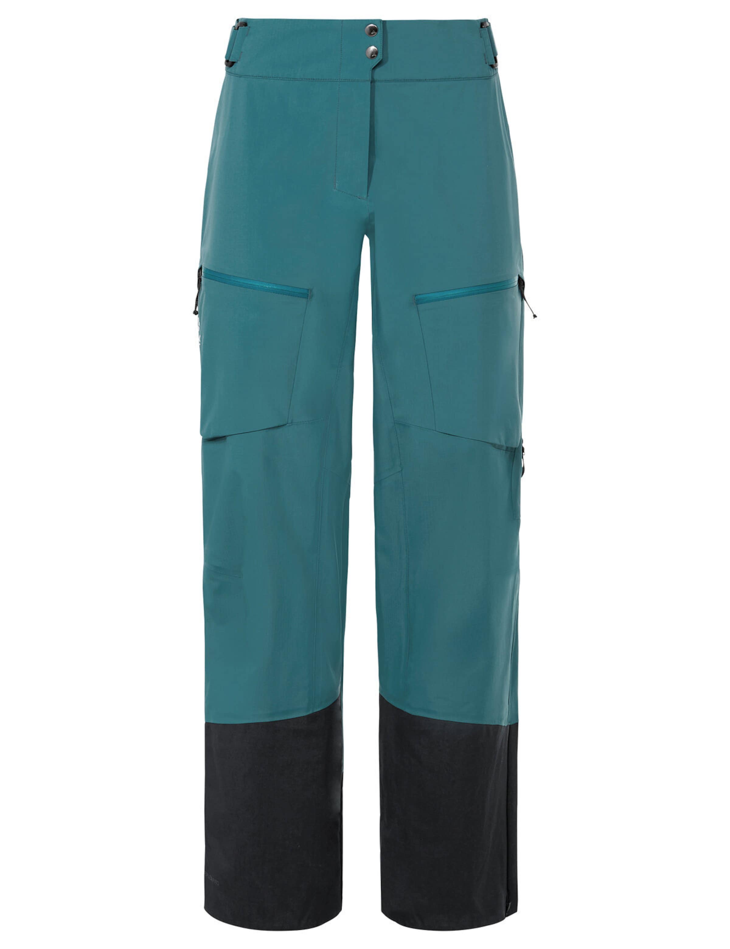 VAUDE Regular Sports trousers 'Monviso II' in Blue: front