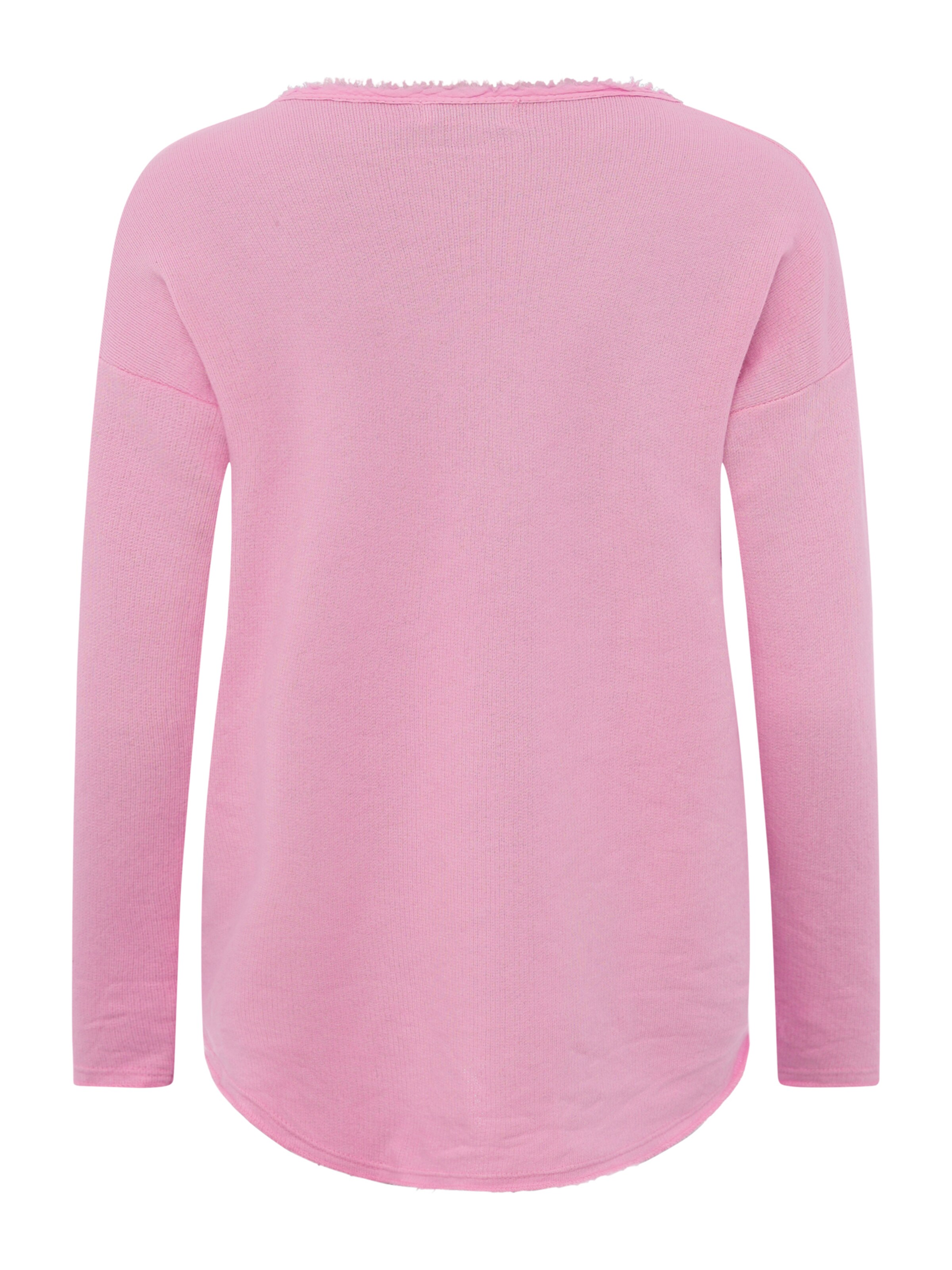 Zwillingsherz Sweatshirt 'Positive Mind' i rosa