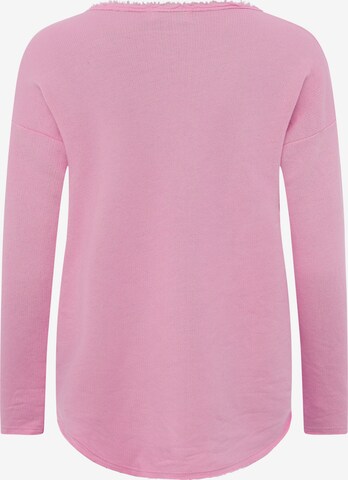 Zwillingsherz Pullover  'Positive Mind' in Pink