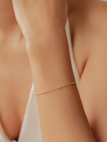 Braccialetto 'Fine Bobble' di Hey Happiness in oro