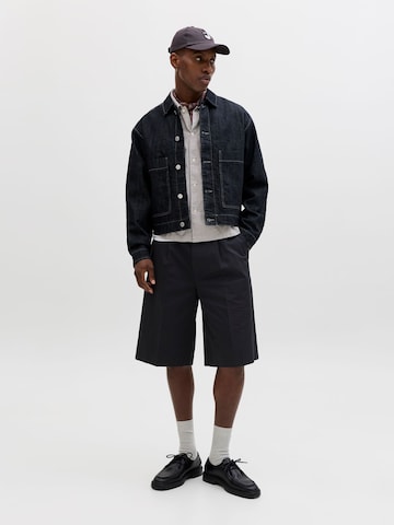 Baggy Pantaloni con piega frontale di JACK & JONES in nero