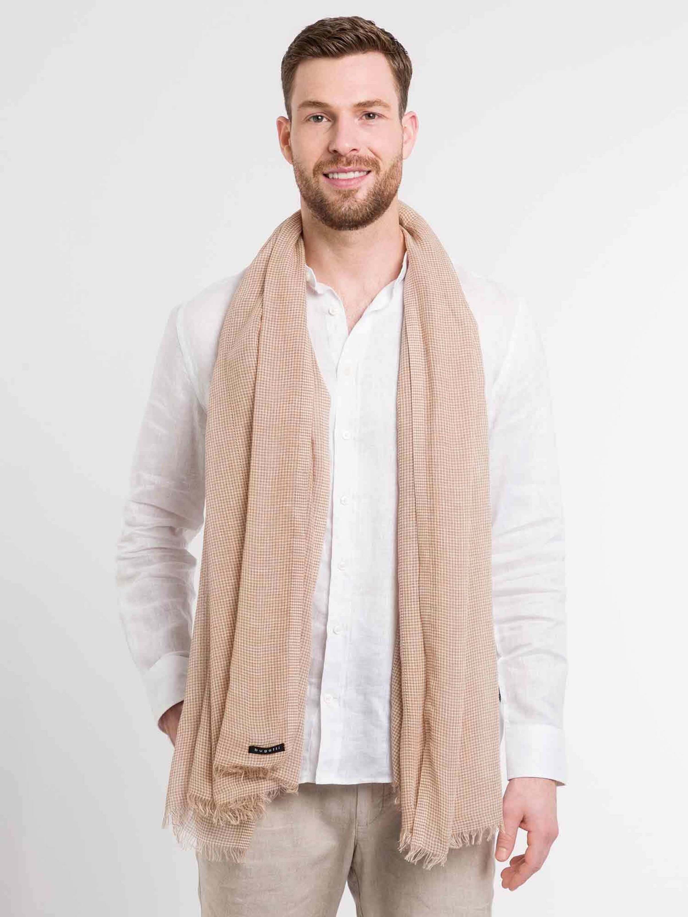 bugatti Scarf in Yellow: front