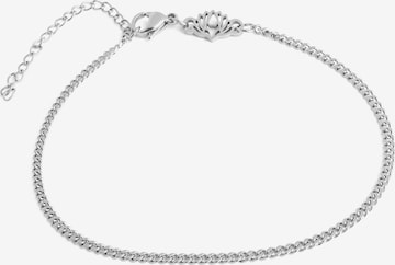 Akitsune Bracelet 'Cuban' in Silver: front