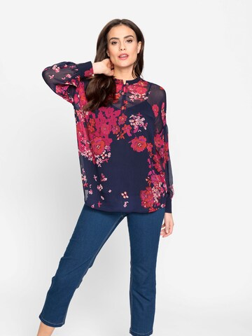 heine Blouse in Blauw: voorkant