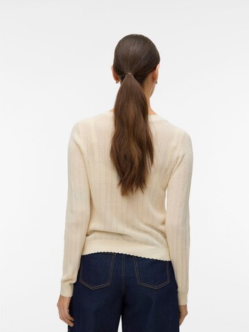 VERO MODA Knit cardigan 'VMNewlex' in White