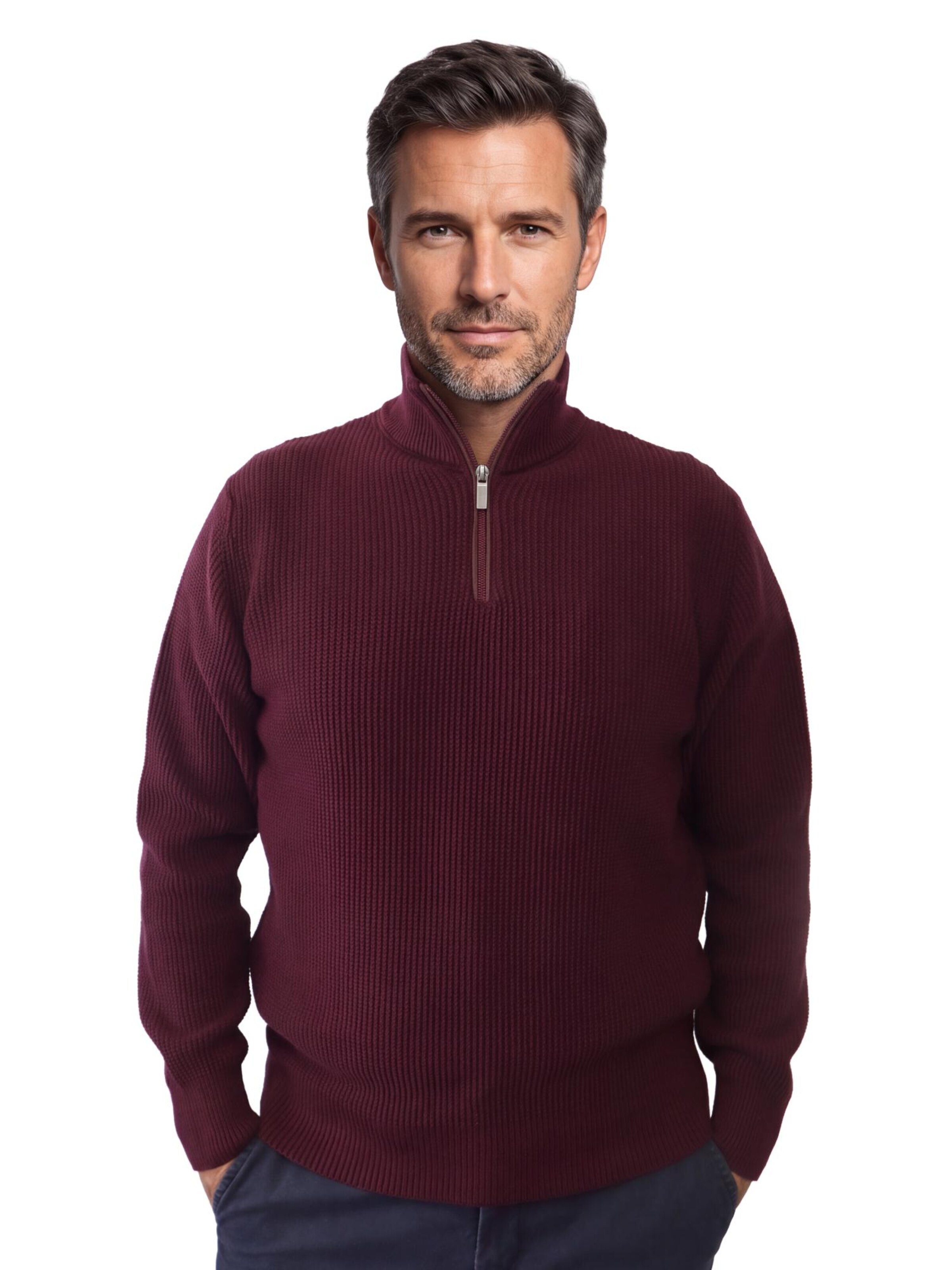 Renzo Uomo Pullover‌‌‌‌‌‌‌‌ in Rot: Vorderseite