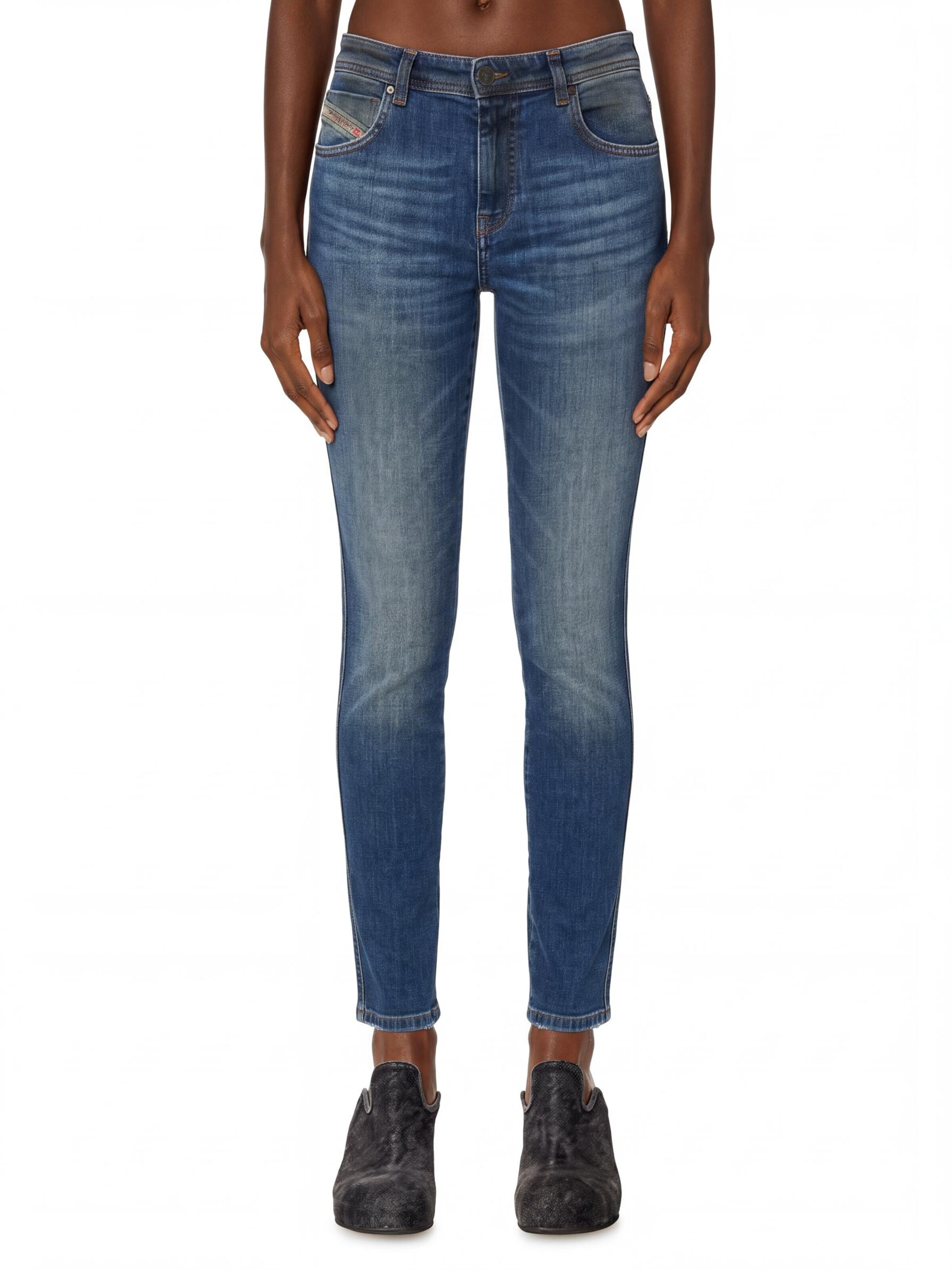 DIESEL Skinny Džíny '2015 Babhila' – modrá
