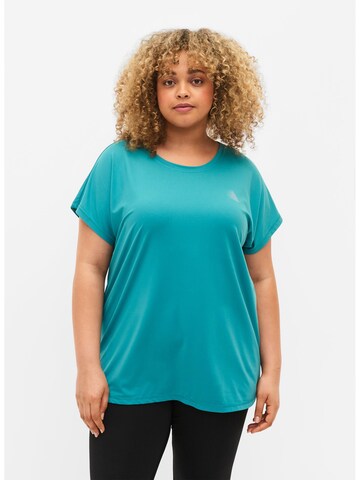 T-shirt 'Abasic' Active by Zizzi en vert : devant