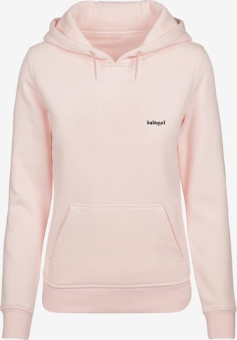 Mister Tee Sweatshirt 'Babygal' in Pink: front