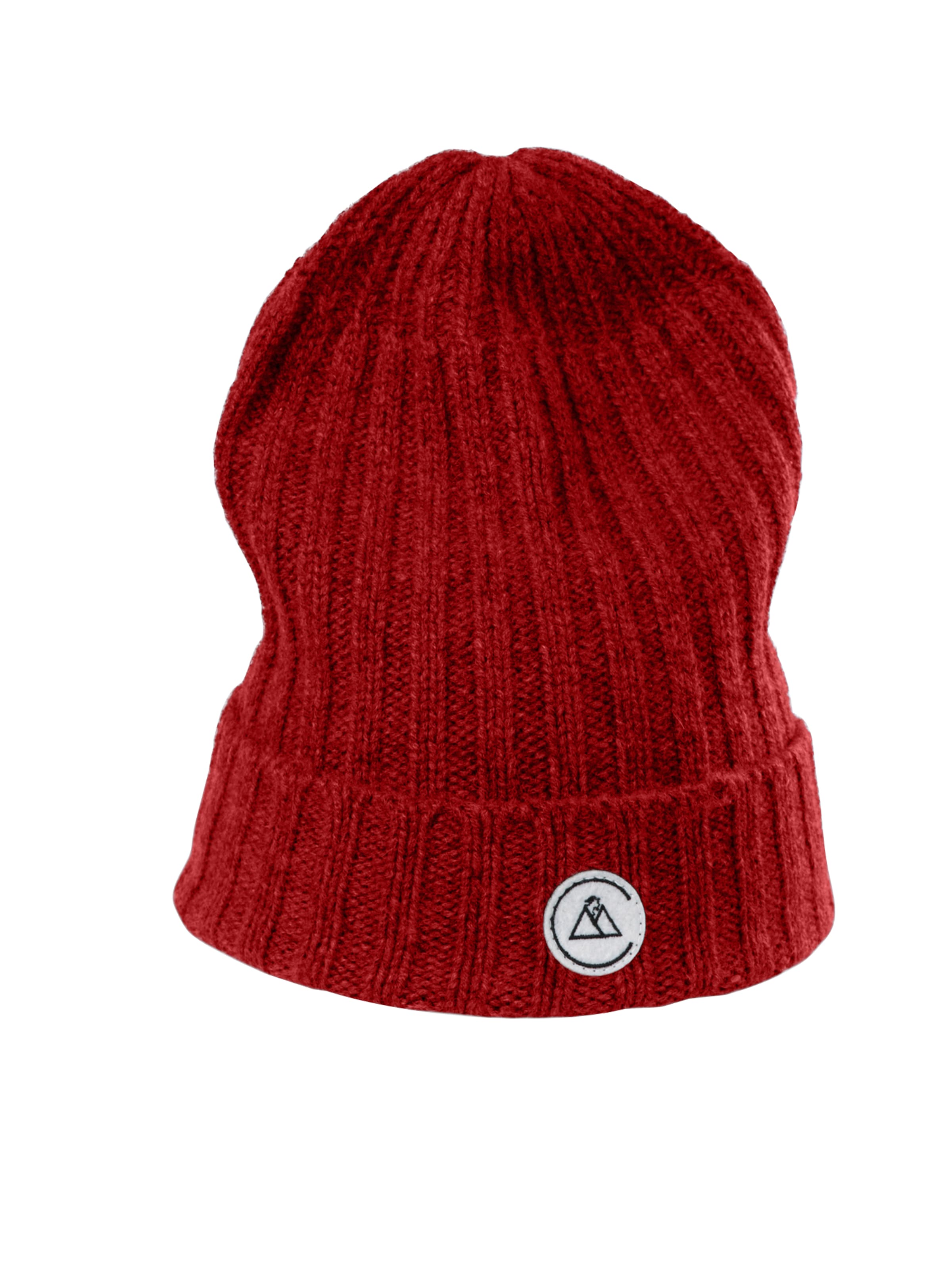 Berretto di CASH-MERE.CH in rosso: frontale