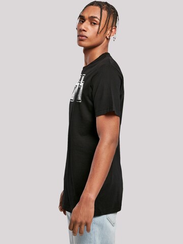 F4NT4STIC Shirt 'Kiss Rock Band' in Schwarz