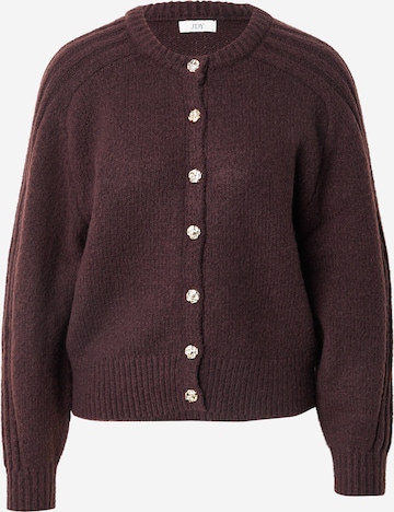 JDY Strickjacke 'JDYGWEN' in Braun: Vorderseite