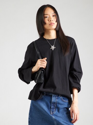 Maglietta 'Danya' di WEEKDAY in nero: frontale