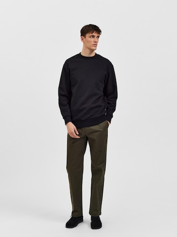 SELECTED HOMME Sweatshirt 'Hoffman' i svart