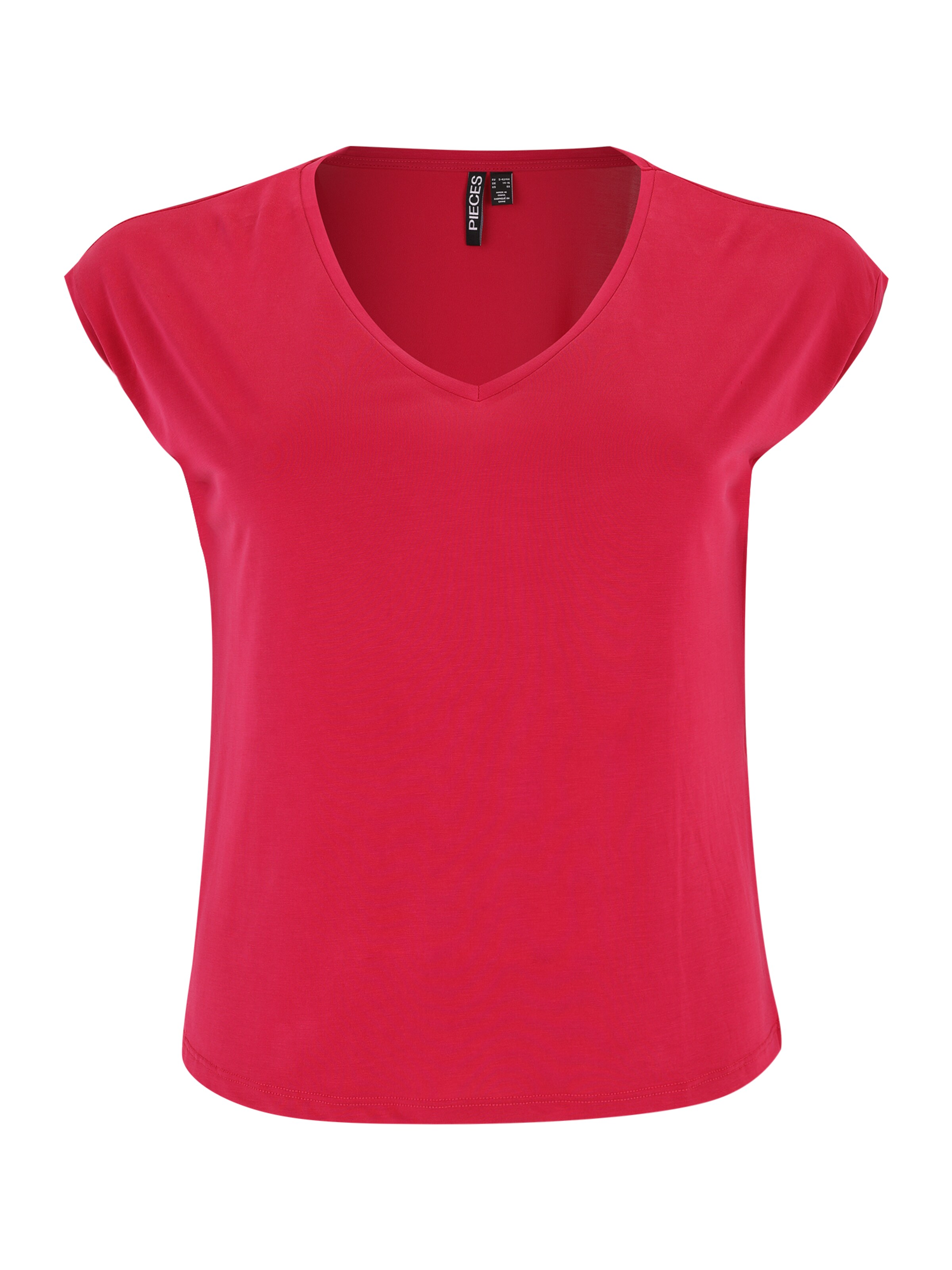 PIECES Curve Tričko 'PCKAMALA' - Červená: predná strana