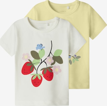 geltona NAME IT Marškinėliai 'NBFFABERRY': priekis