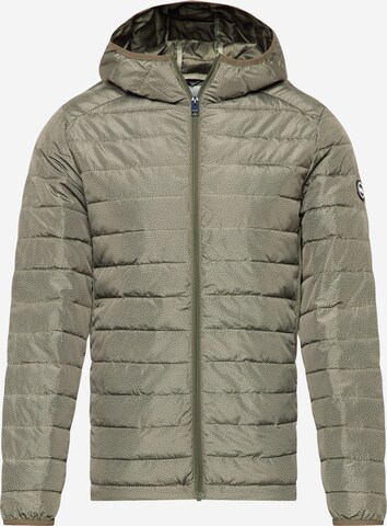 Veste mi-saison 'Ace' JACK & JONES en vert : devant