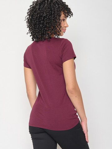 GREENBOMB Shirt 'Bike Lucky' in Red