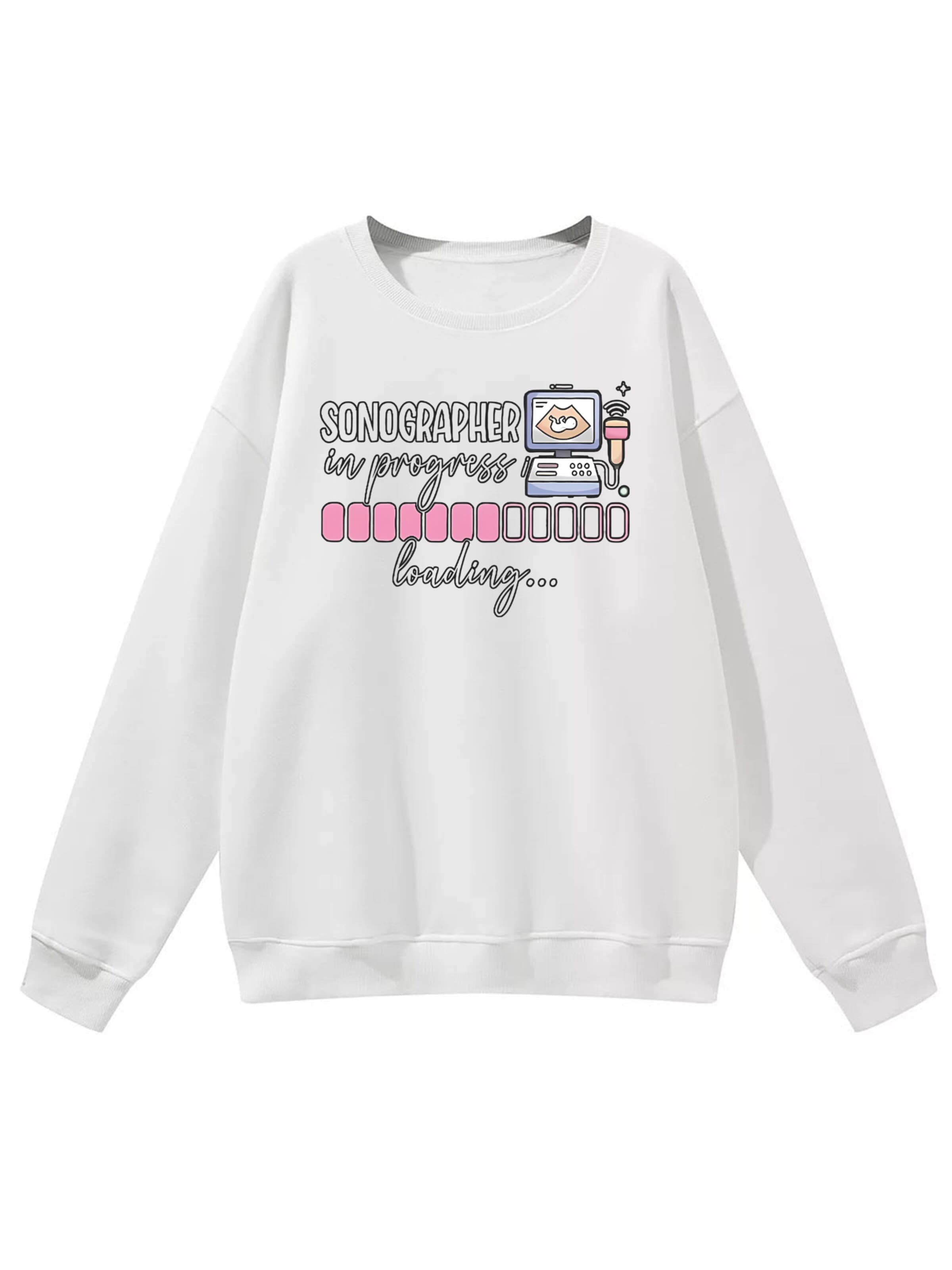 GORHEY Sweatshirt in White: front