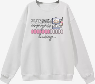 GORHEY Sweatshirt in White: front