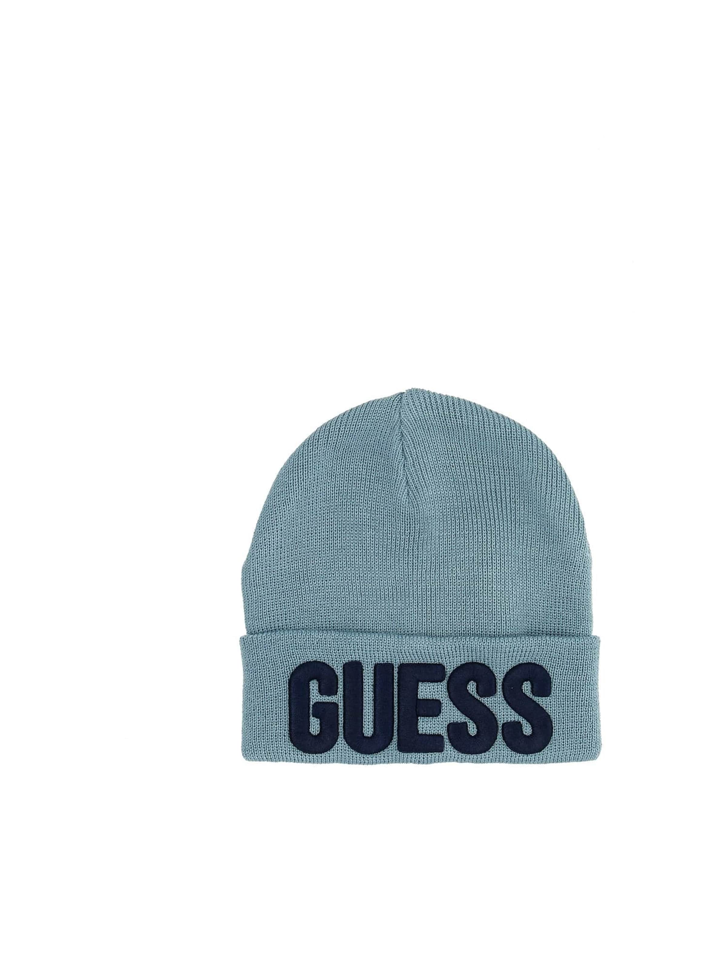 GUESS Beanie in Blue: front