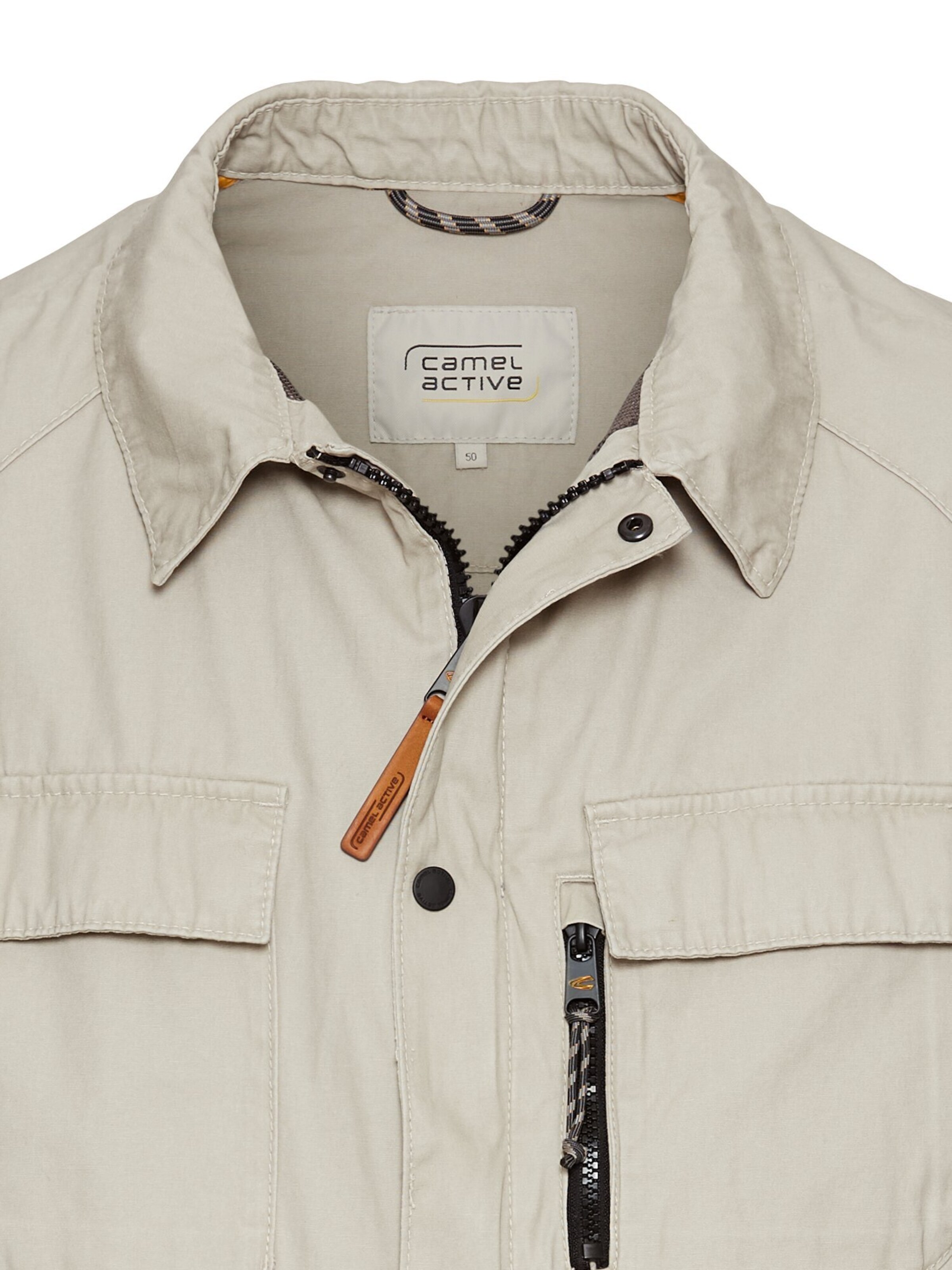 CAMEL ACTIVE Blouson mit Mehrtaschen-Design in Beige