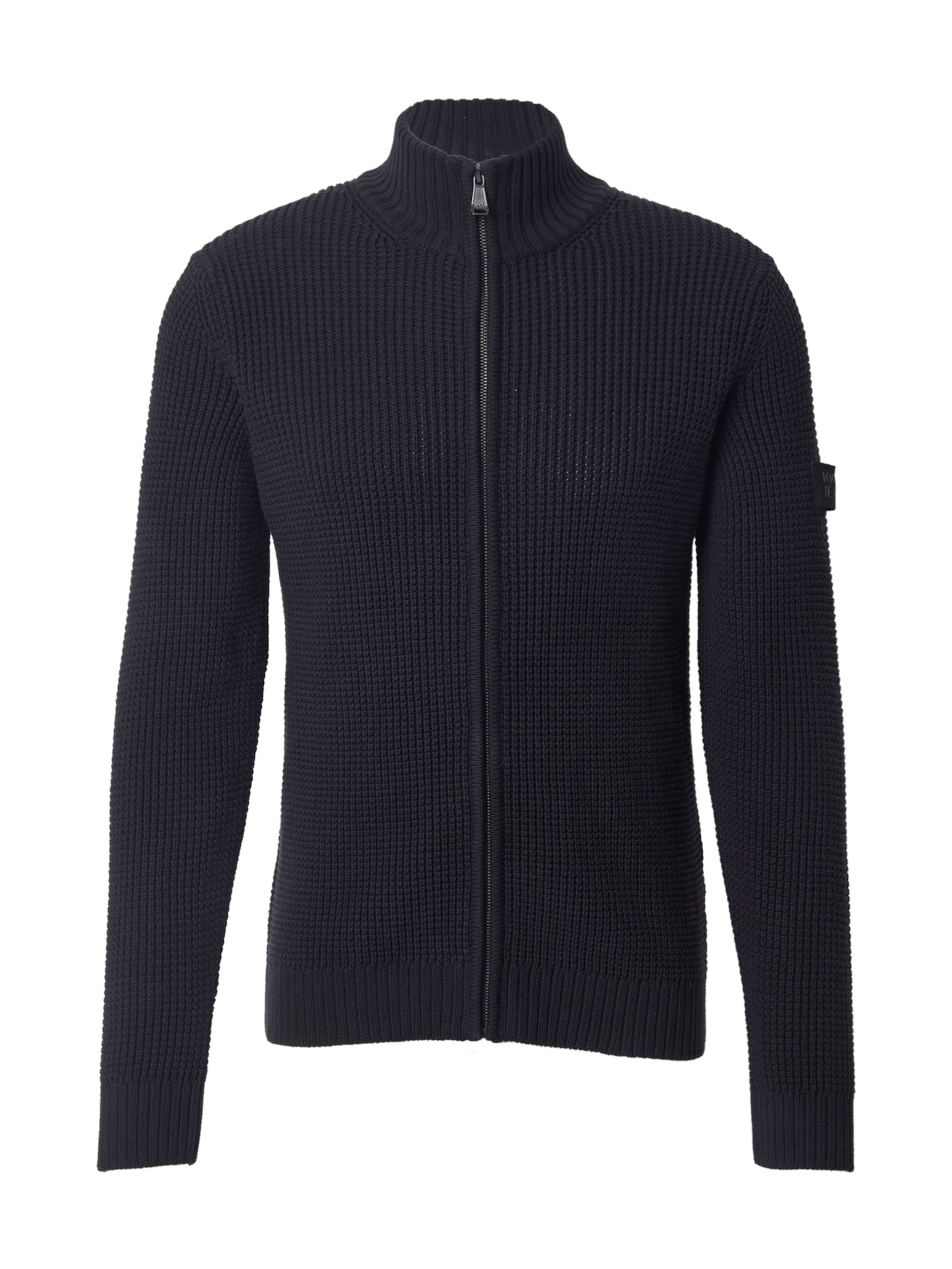 JOOP! Jeans Вязаная кофта 'Hajoros' в Черный: спереди