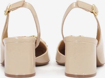 Kazar - Zapatos destalonado en beige