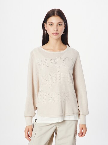 Soccx Sweater in Beige: front