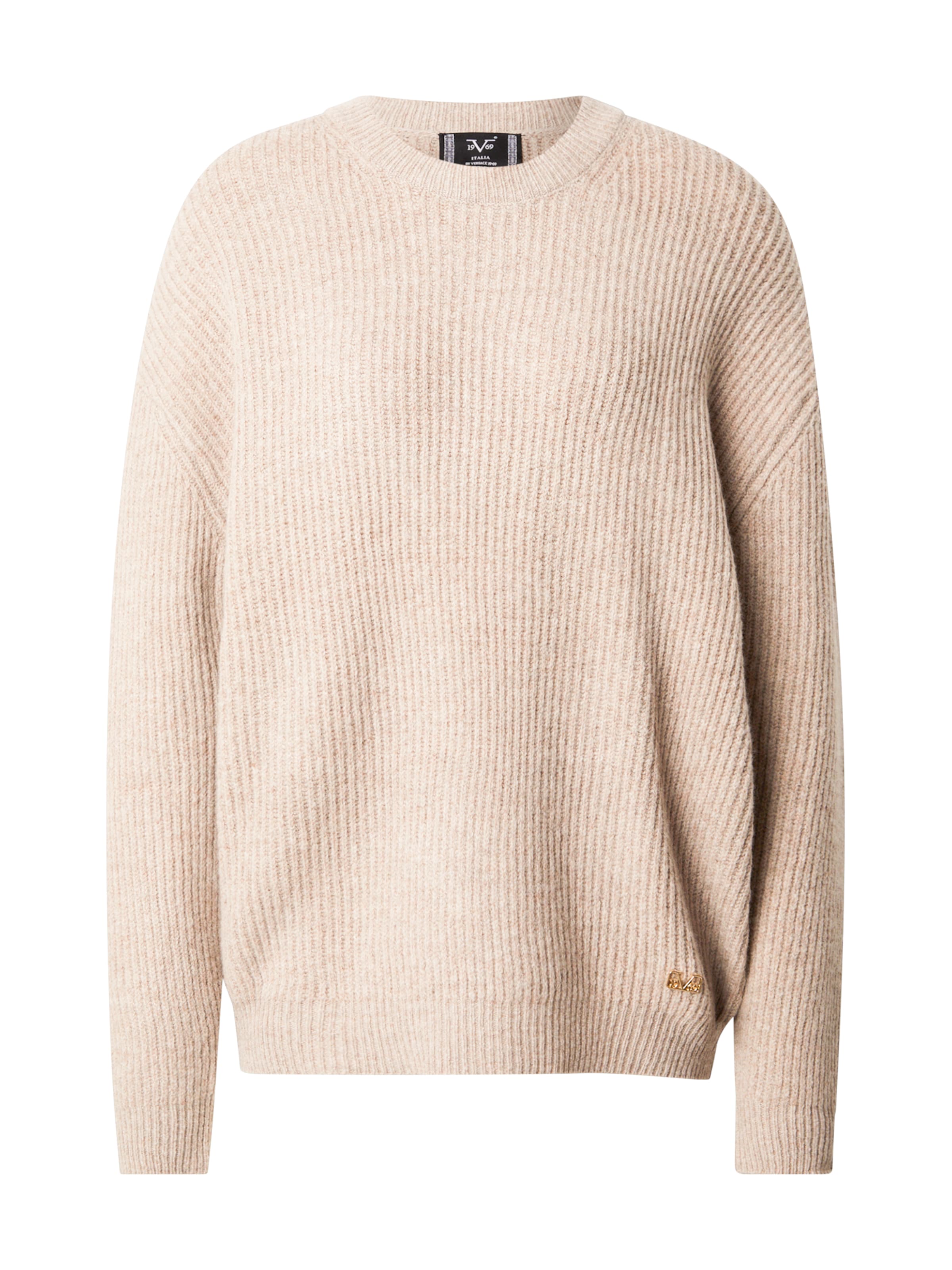 19V69 ITALIA Sweater 'Amaira' in Beige: front
