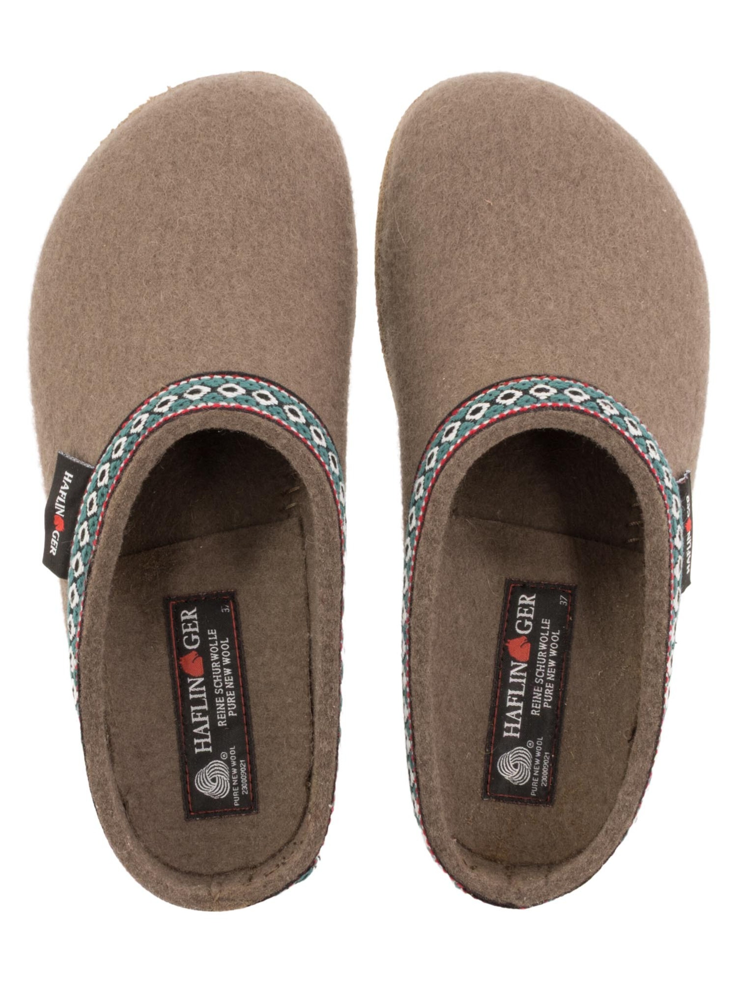 HAFLINGER Clogs 'Franzl' in Grey