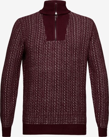 Pull-over ESPRIT en rouge : devant