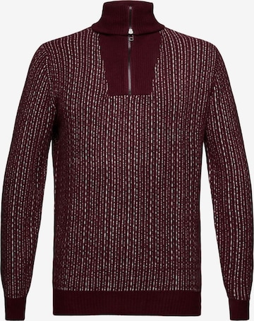 Pull-over ESPRIT en rouge : devant