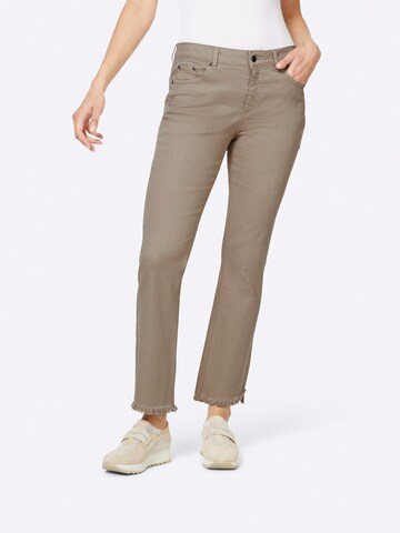 heine Regular Jeans in Beige: voorkant