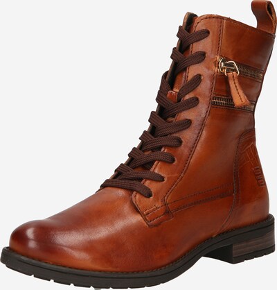 Bagatt Bottines à lacets 'Ronja' en cognac, Vue avec produit