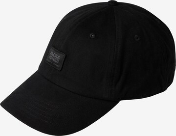 Cappello da baseball di JACK & JONES in nero: frontale