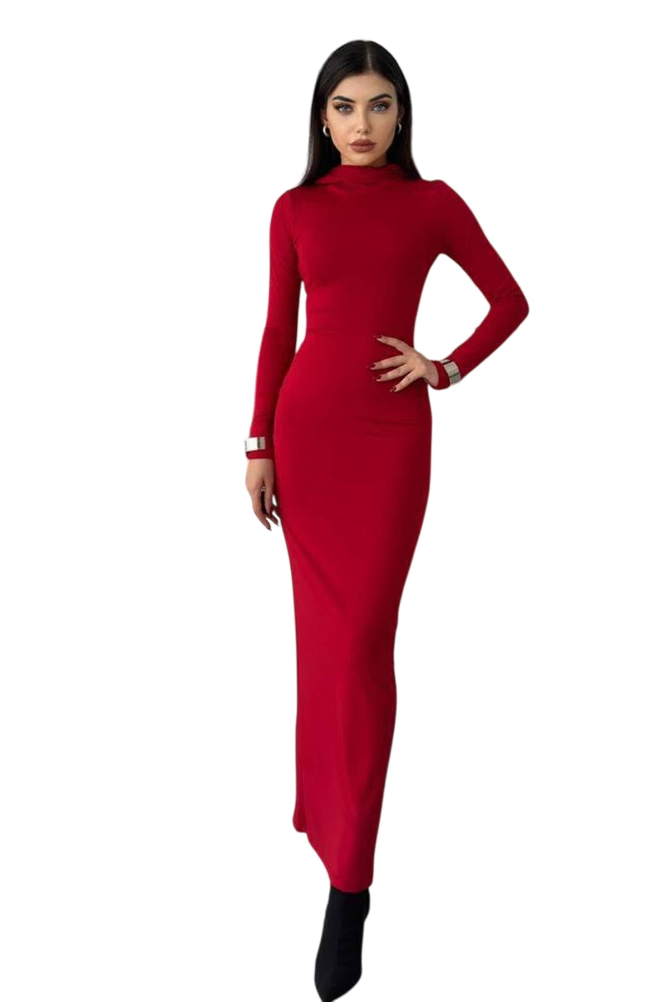 WOMAN VISION Kleid in Rot