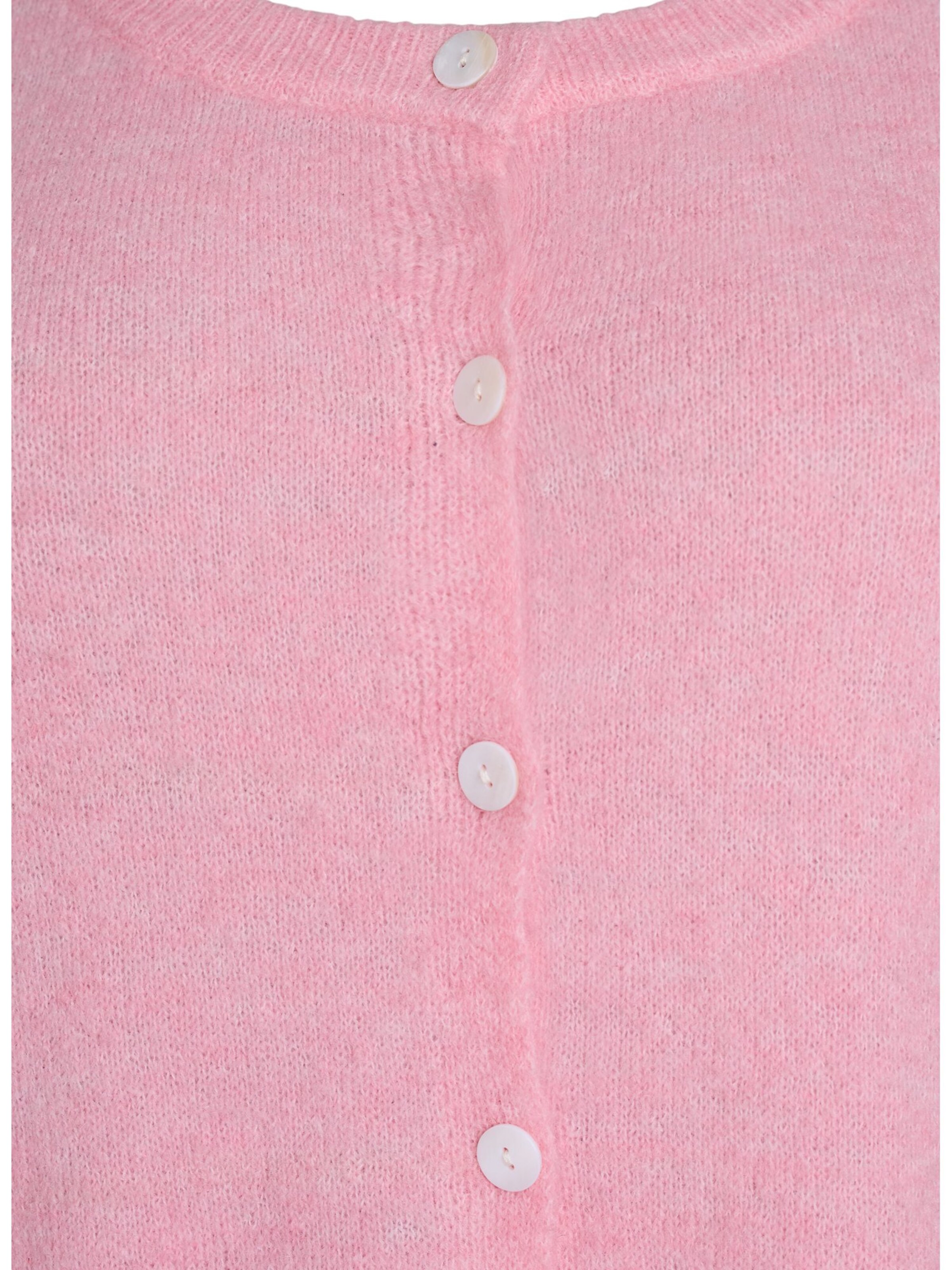 Zizzi Pletena jopa 'Mvida' | roza barva